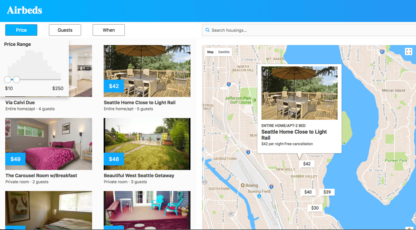 How to build a geo search UI with React and Elasticsearch