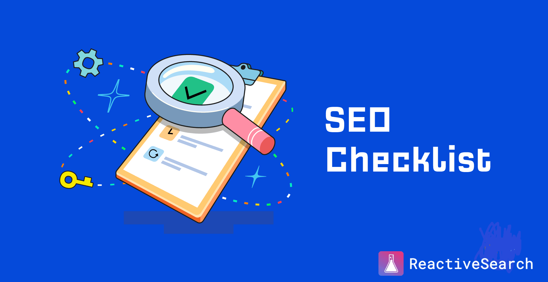 SEO checklist for ReactiveSearch