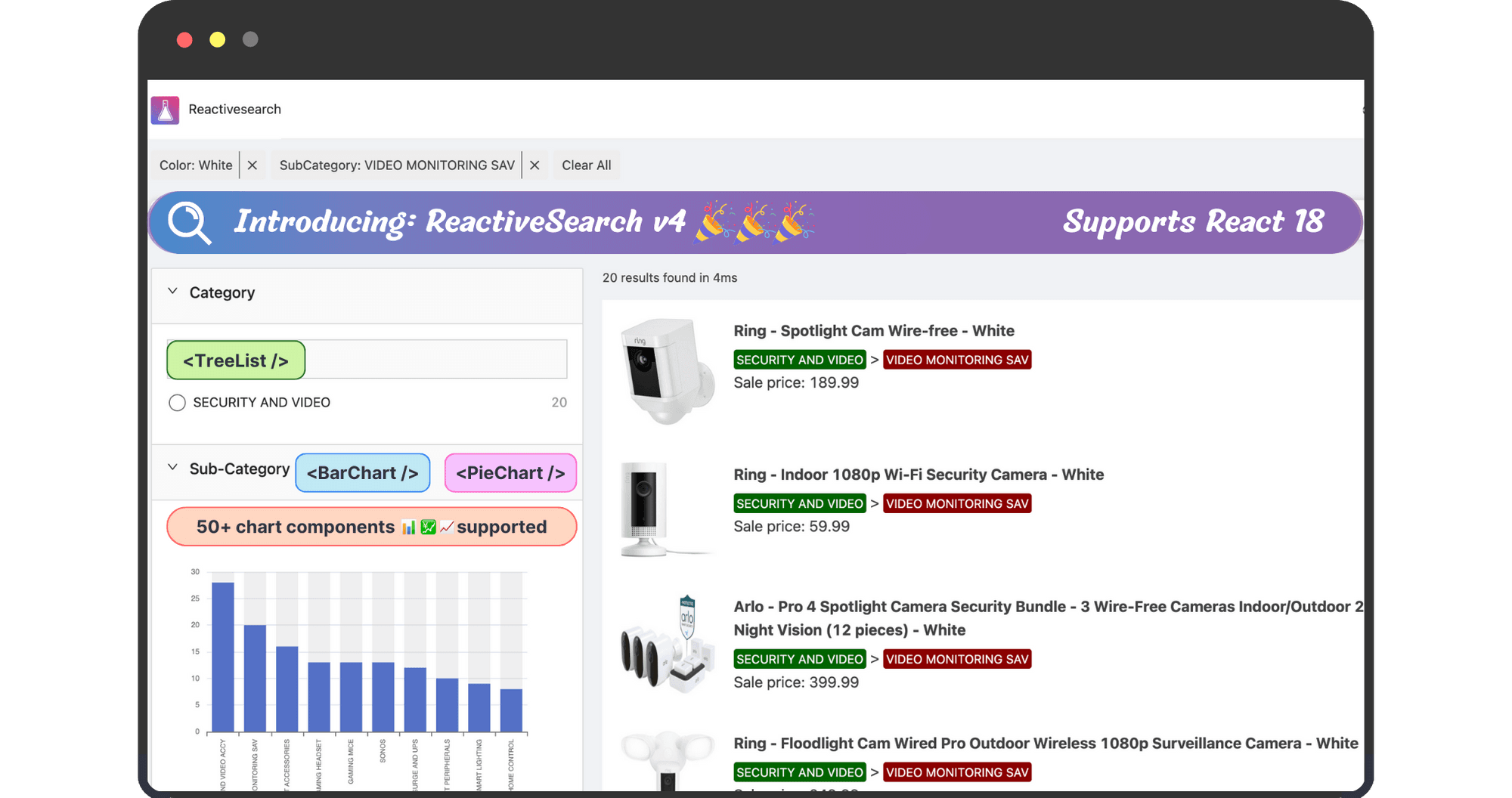 Introducing: ReactiveSearch v4